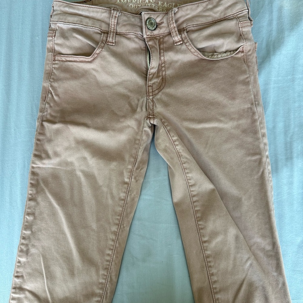 (2/$20) American Eagle Outfitters Soft Pink Jean/Pants